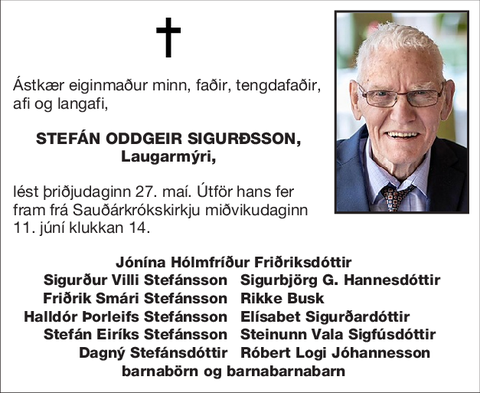 Stefán Oddgeir Sigurðsson,