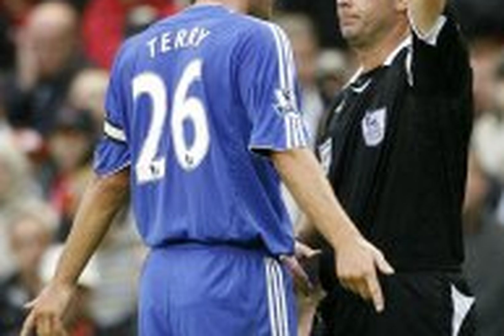 John Terry hefur átt nokkrum sinnum í útistöðum við dómara …