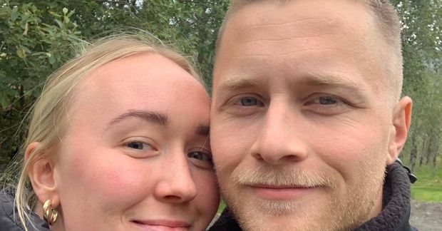Unnur og Jakob Eiríksson kærasti hennar.