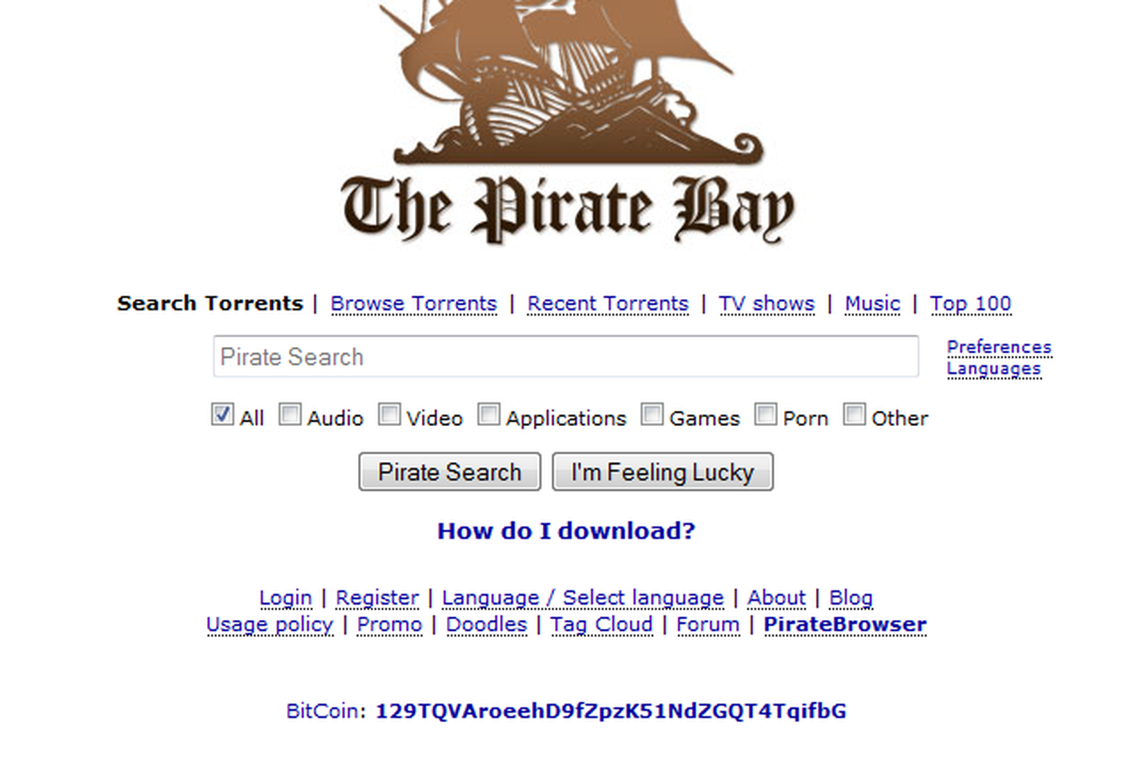 Erfitt getur verið að nálgast efni á Pirate Bay eftir …