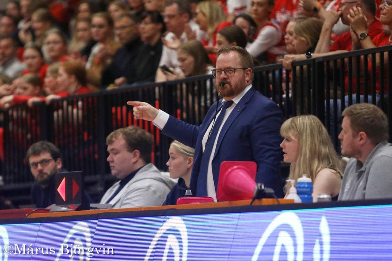 Rúnar Birgir Gíslason að störfum sem eftirlitsmaður FIBA.