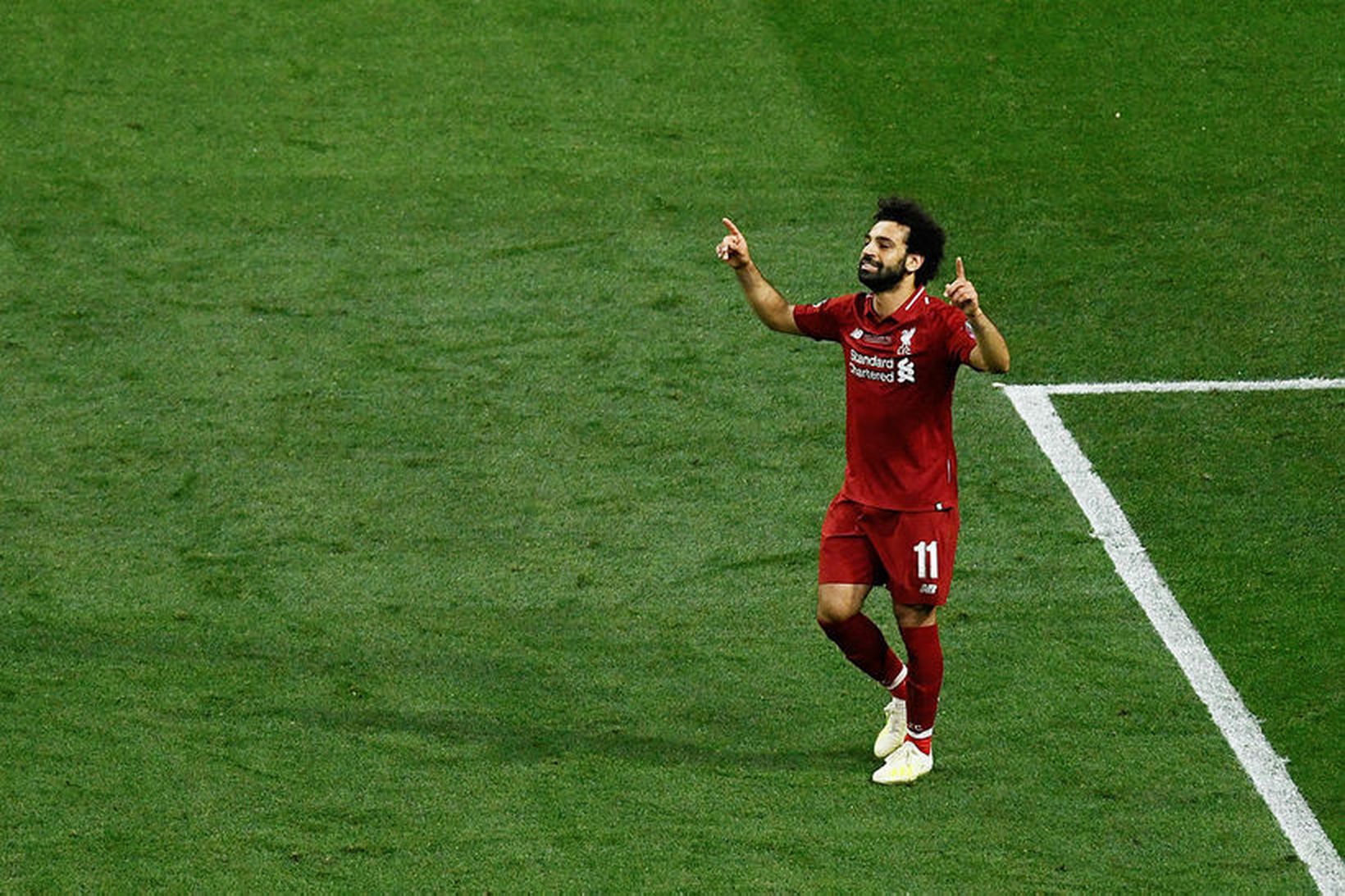 Mohamed Salah er orðaður við brotthvarf frá Liverpool í frönskum …