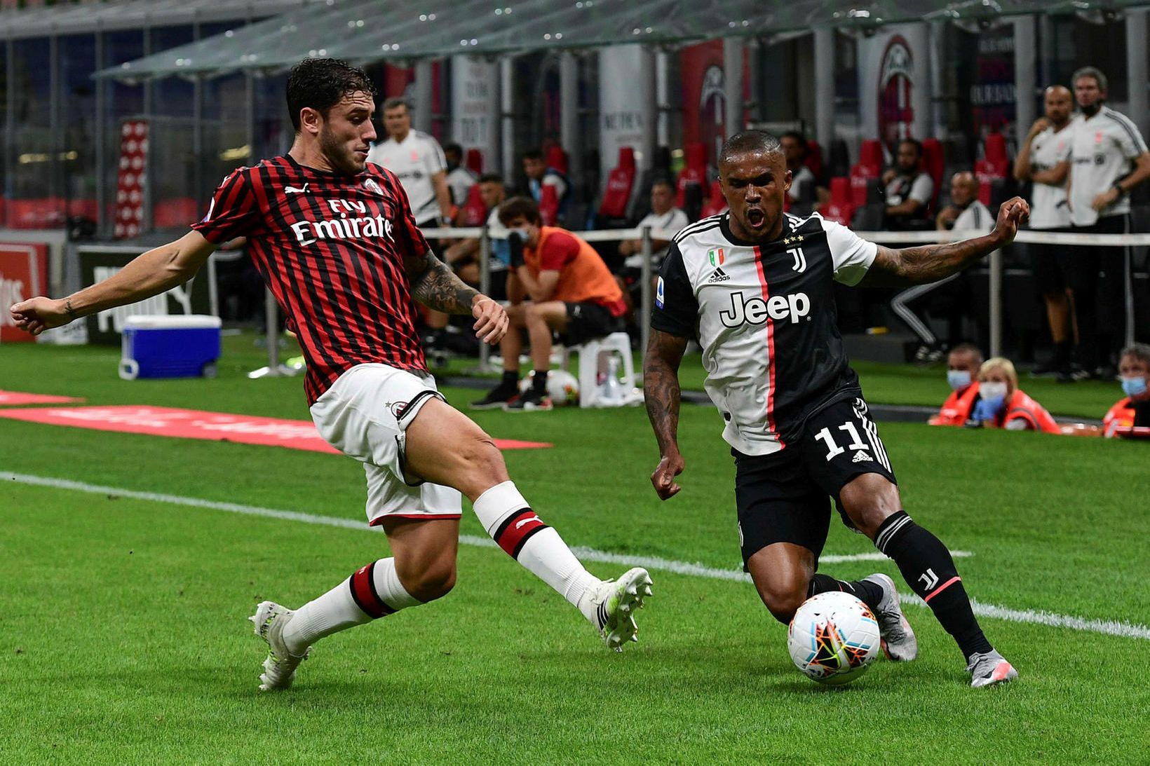 AC Milan og Juventus buðu upp á ótrúlegan leik.