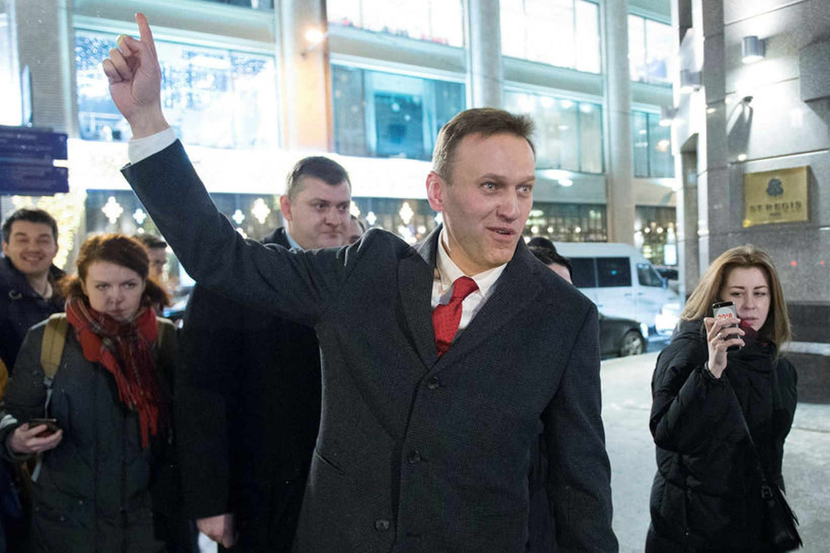 Alexei Navalny fær ekki að bjóða sig fram til forseta. …