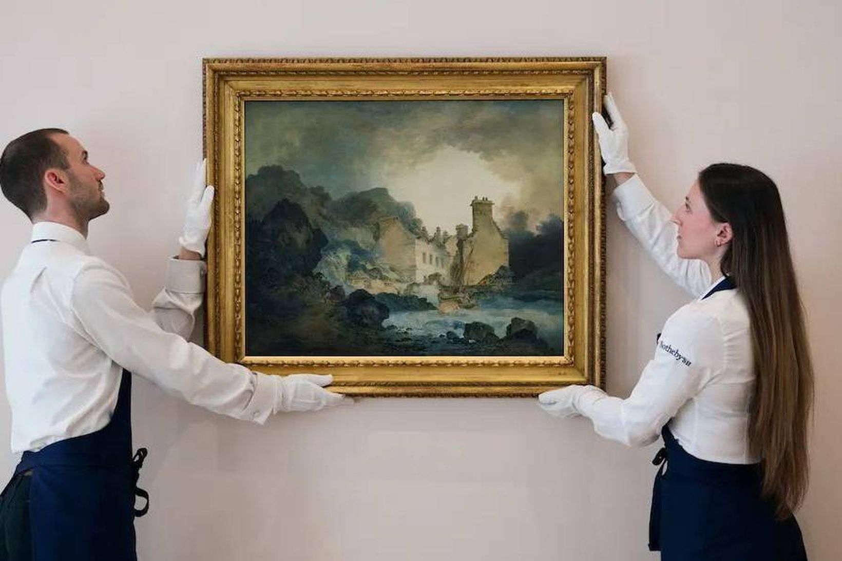 Málverkið er metið á allt að 50 milljónir íslenskra króna.