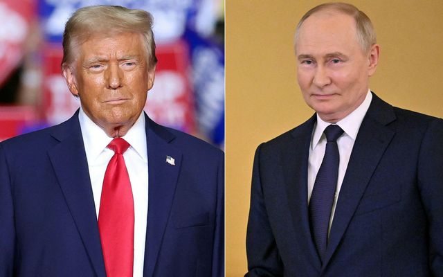 Donald Trump og Vladímír Pútín ræddu saman í síma í dag.