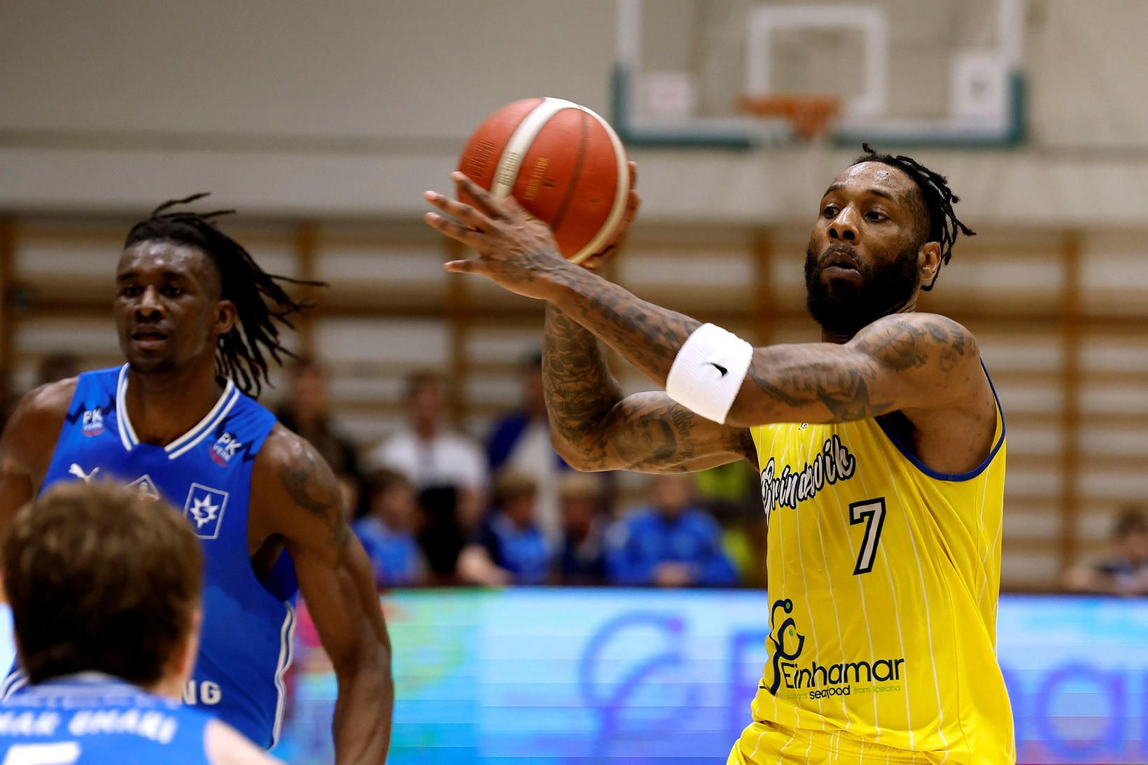 DeAndre Kane í leik með Grindavík í úrslitakeppninni.