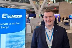 Hjörvar Guðmundsson forstöðumaður útflutnings hjá Eimskip segir afköst siglinga félagsins til Norður-Ameríku hafa aukist um …