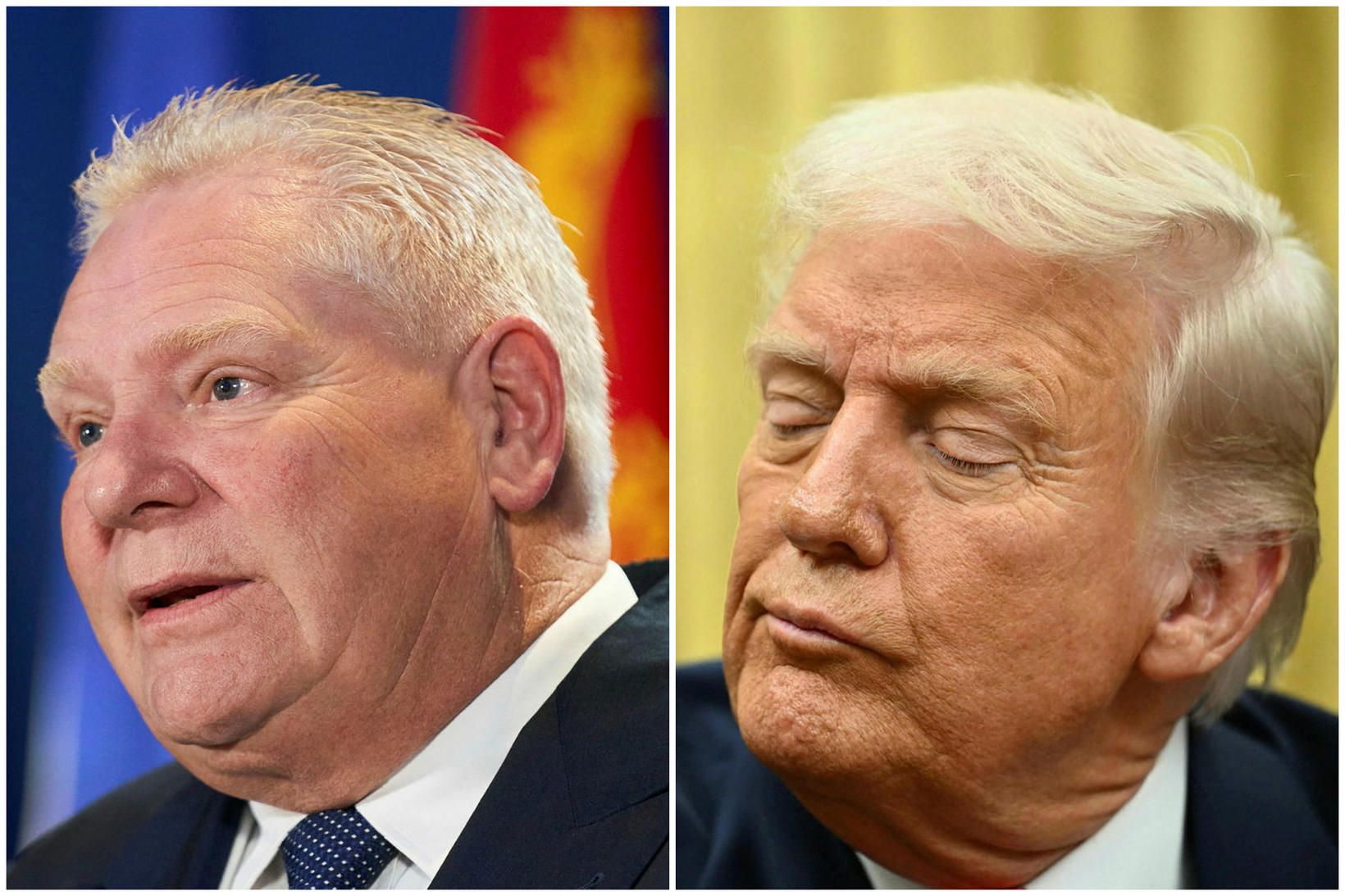 Doug Ford og Donald Trump.