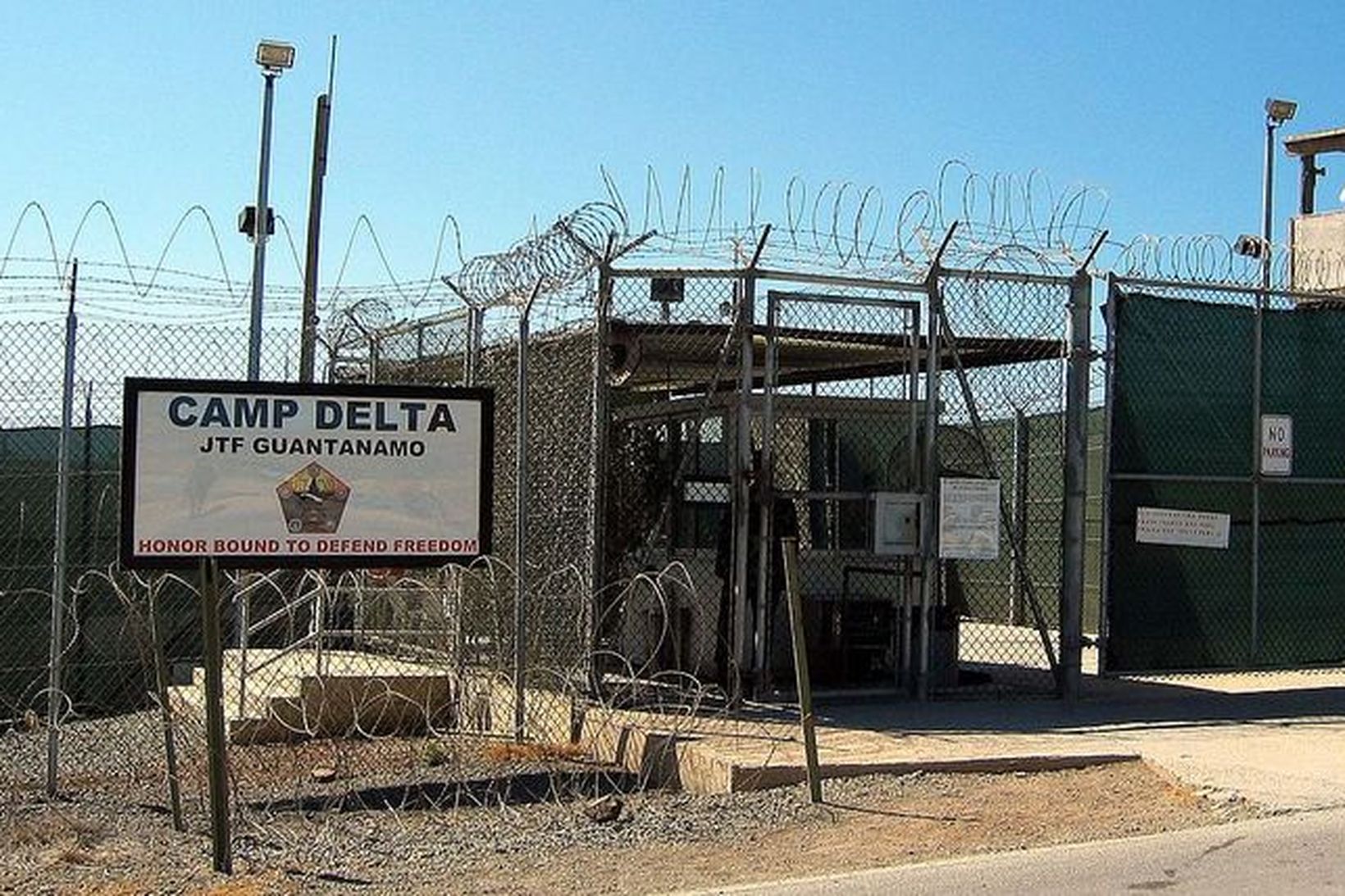 Guantanamo herfangelsið.