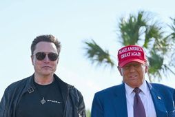 Elon Musk og Donald Trump starfa náið saman.