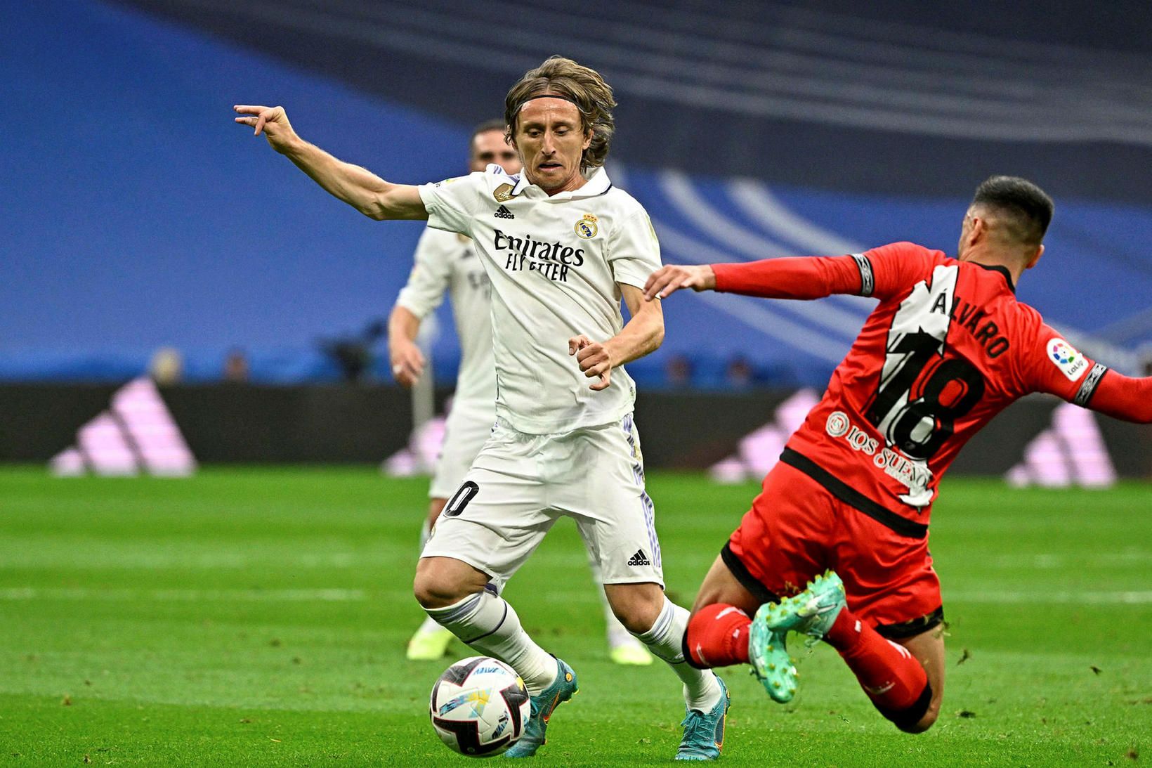 Luka Modric hefur leikið 488 mótsleiki með Real Madrid og …