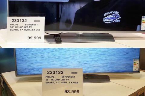 Costco has lowered the price of this TV by six thousand ISK since its opening.