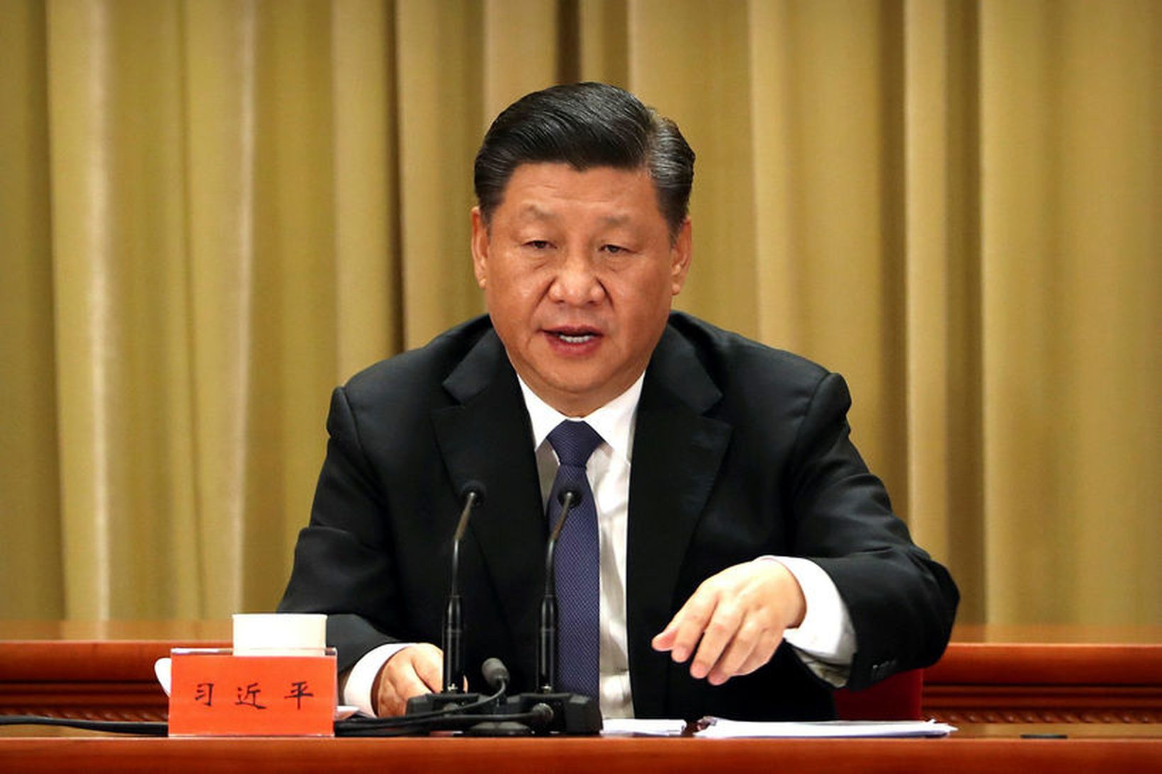 Xi Jinping, forseti Kína. Kínversk stjórnvöld eru talin ætla að …