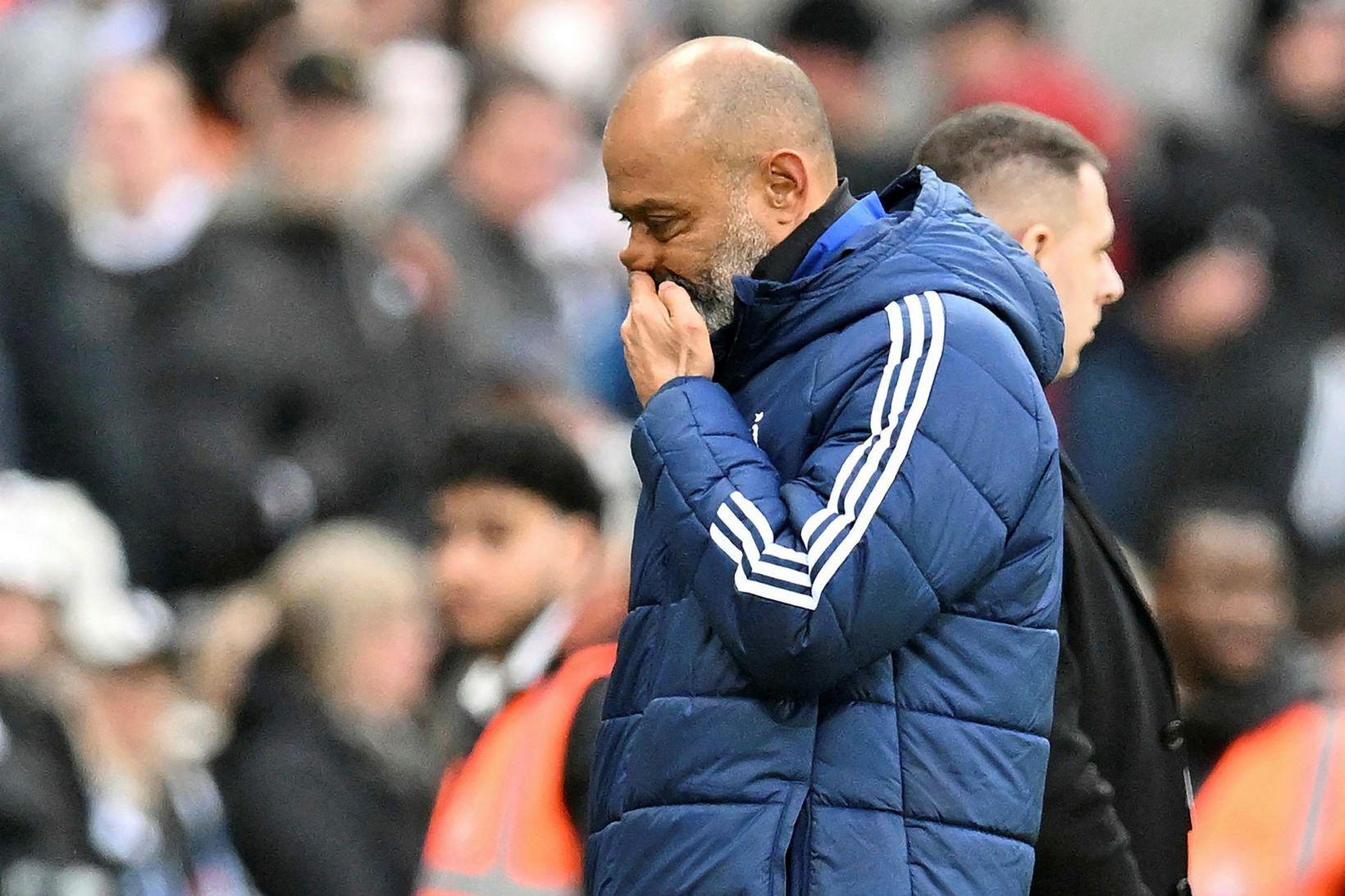 Nuno Espírito Santo átti erfitt með að horfa.