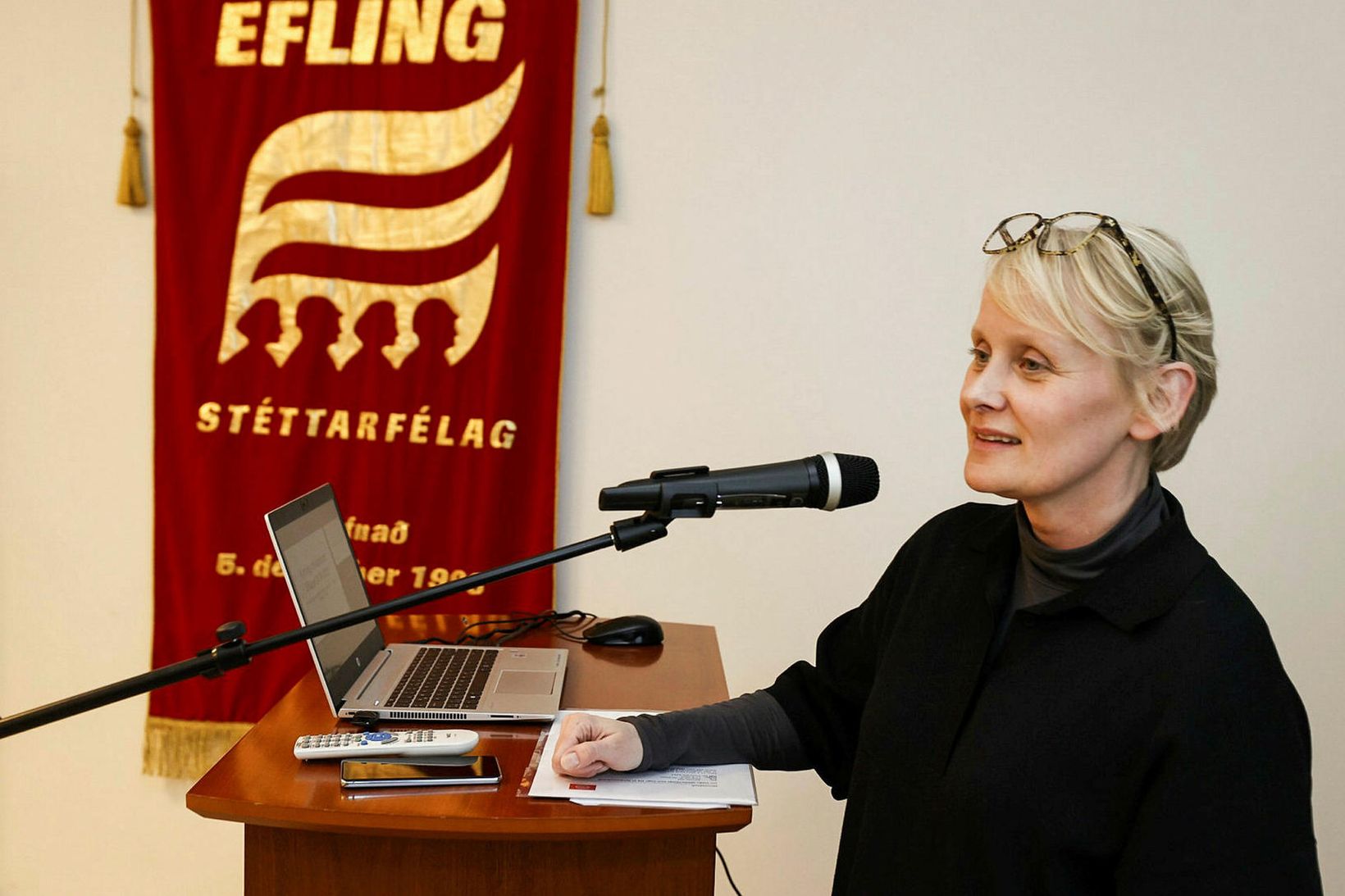 Sól­veig Anna Jóns­dótt­ir, formaður Efl­ing­ar.