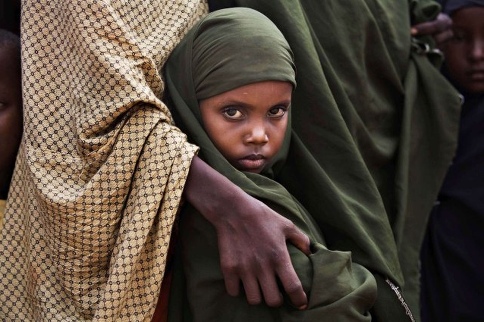 Sómölsk stúlka í flóttamannabúðunum í Dadaab í Kenía.