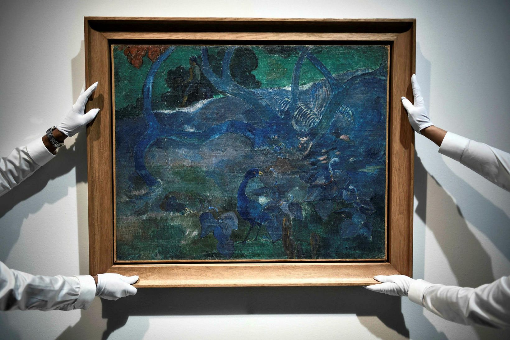 Te Bourao II eftir Paul Gauguin.