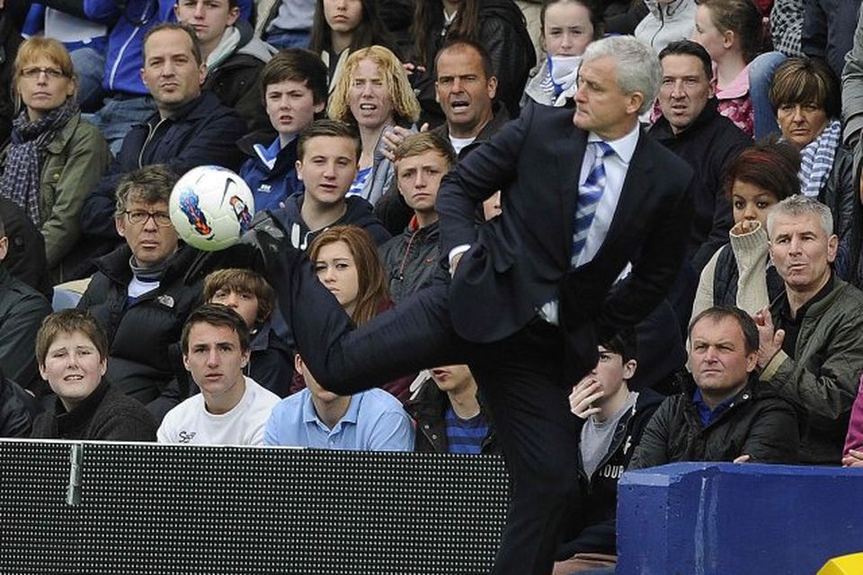 Mark Hughes tók við stjórn QPR í byrjun þessa árs.