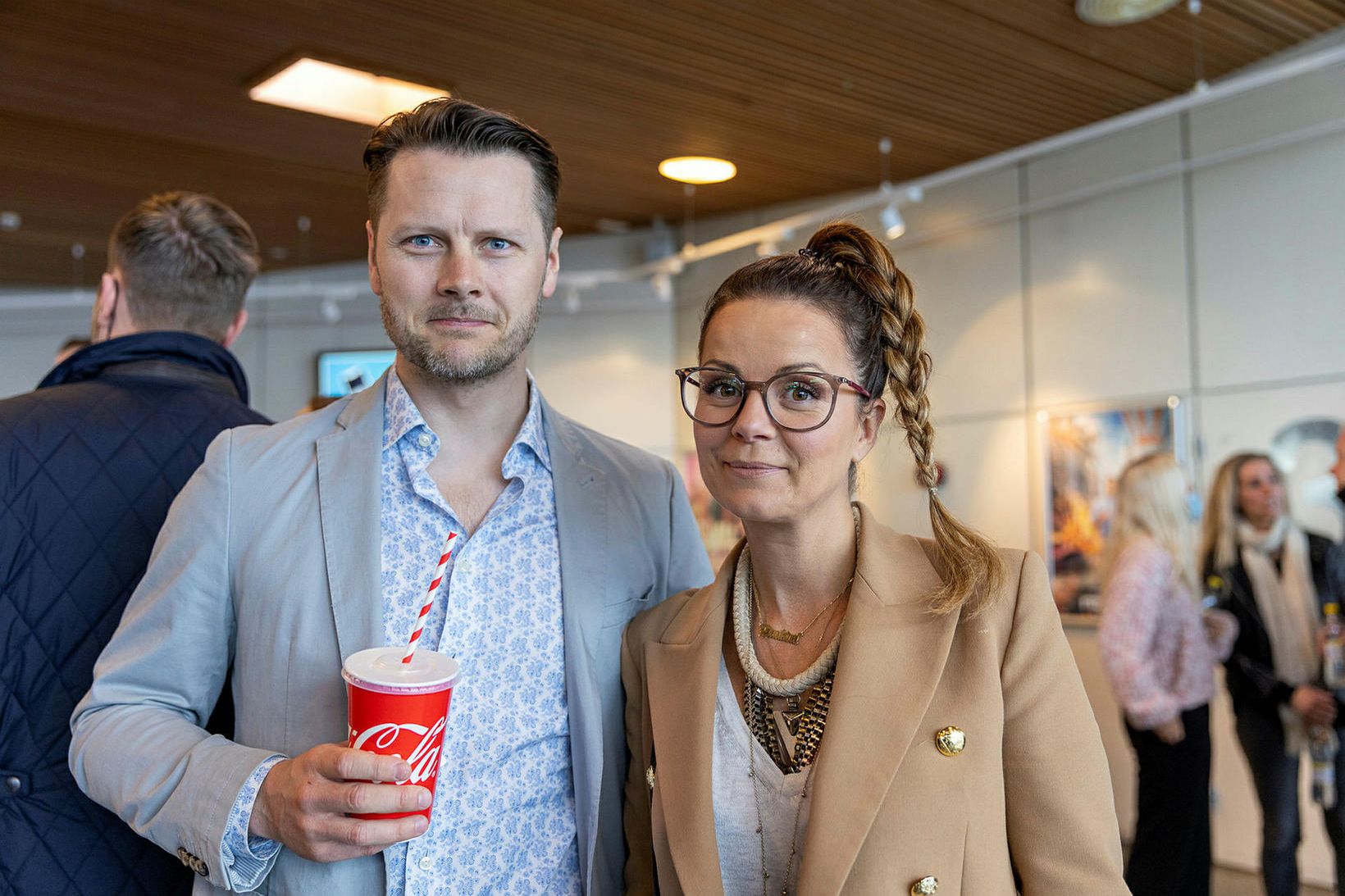 Benedikt Einarsson og Birgitta Haukdal.