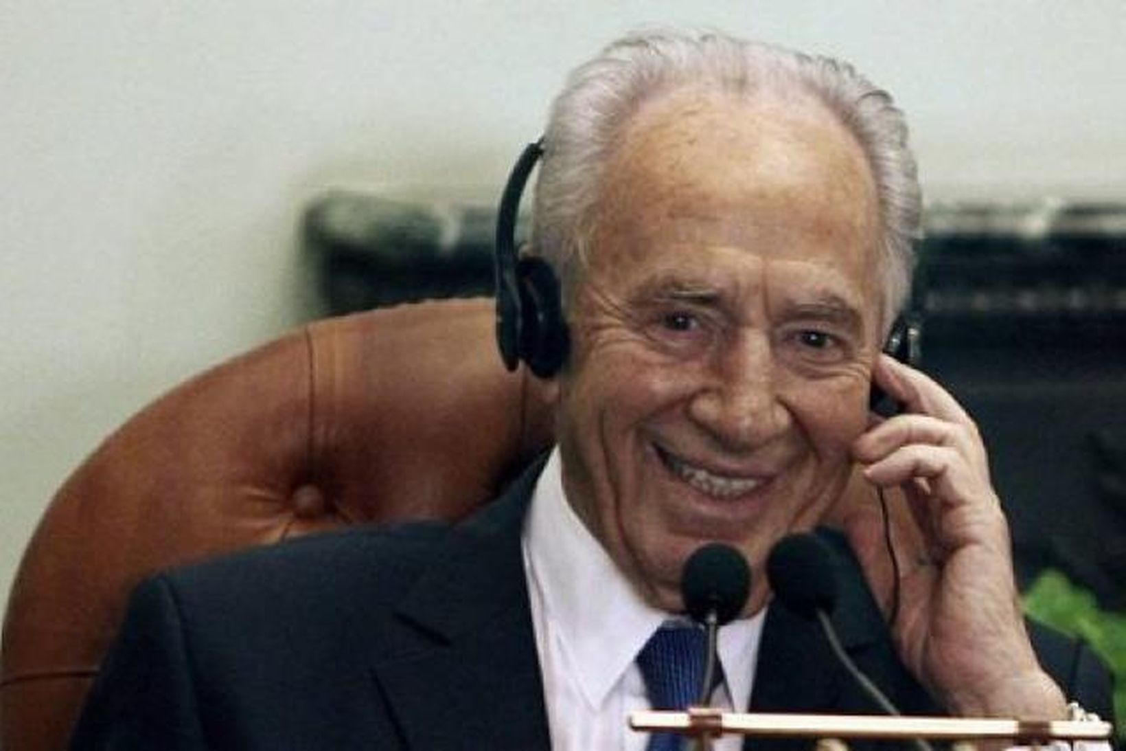 Shimon Peres, forseti Ísraels.