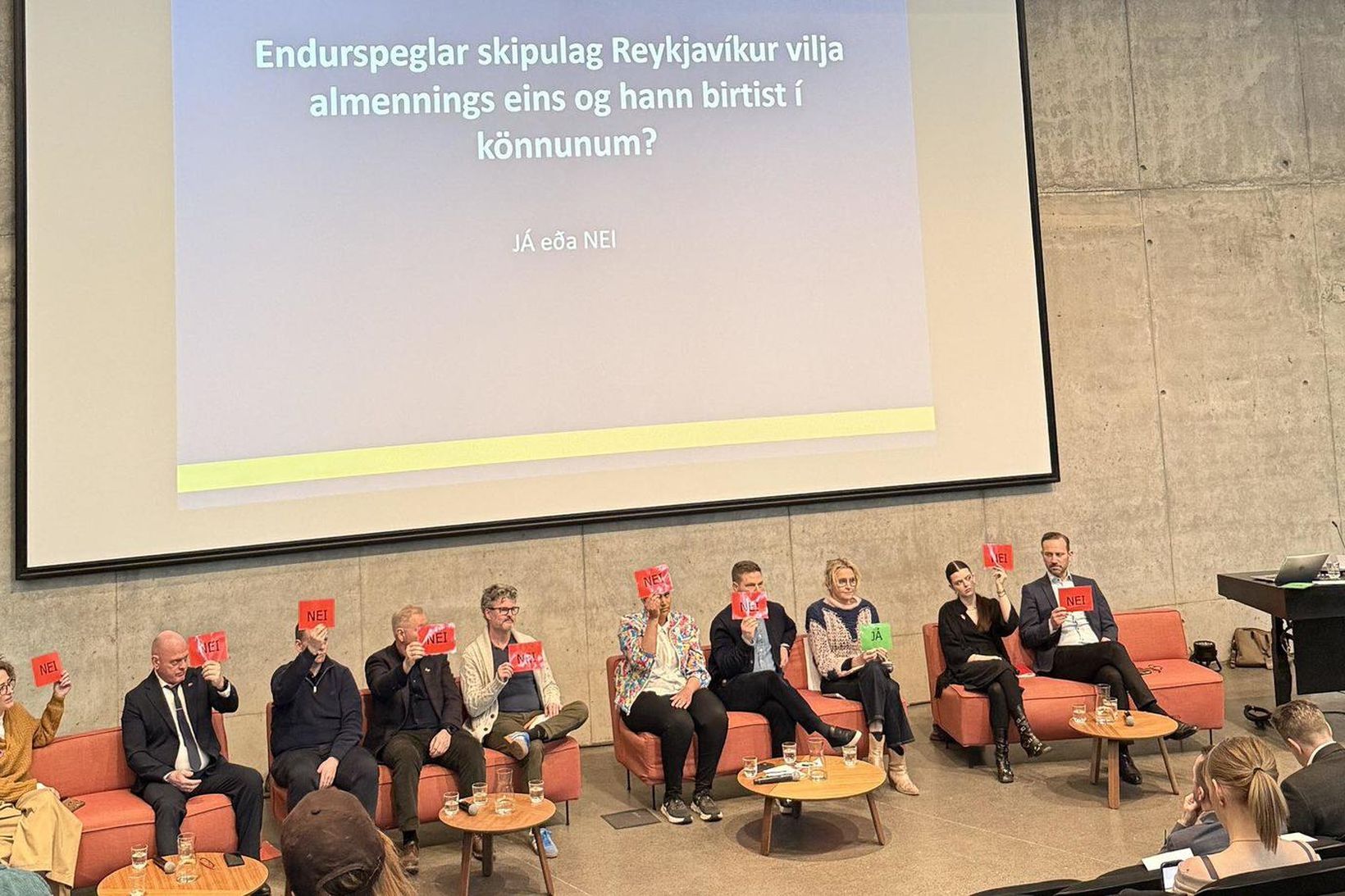 Allir sögðu nei nema Heiða Björg