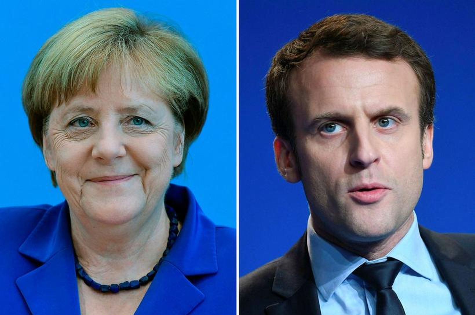 Merkel og Macron funda á mánudag