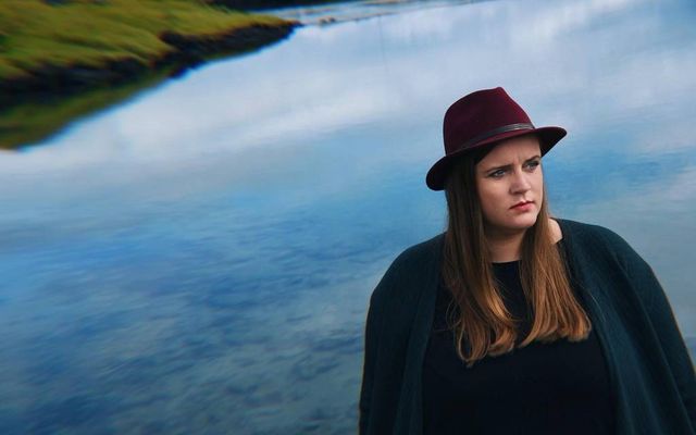 „Við tengjumst staðnum sterkum hjartaböndum,“ segir Rósa Guðrún um Dranga sem platan heitir eftir.