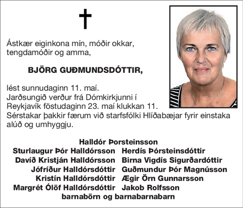 Björg Guðmundsdóttir,