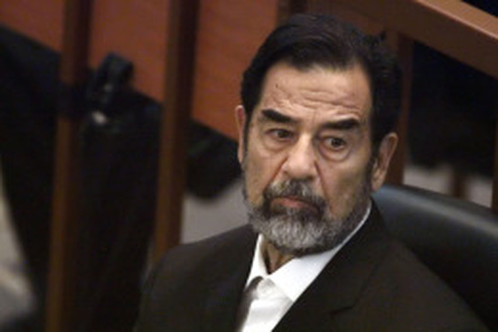 Saddam Hussein, fyrrum Íraksforseti, var dæmdur ti dauða sl. sunnudag