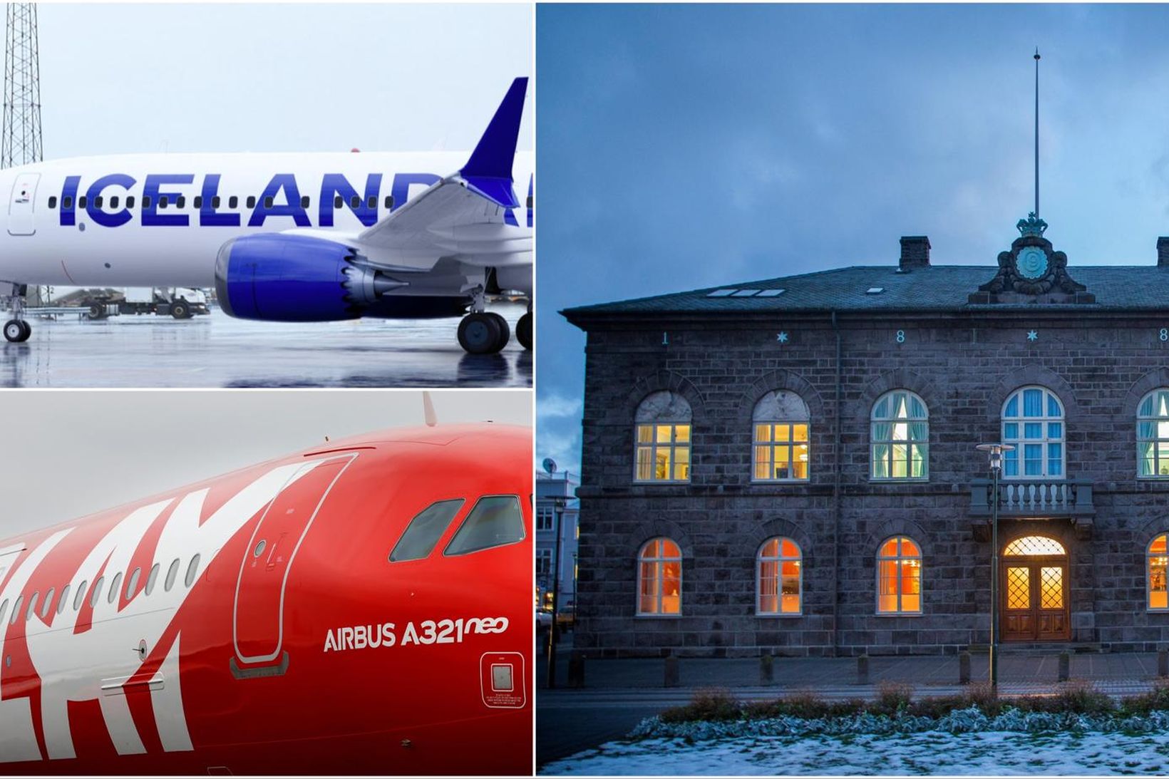 Þingmenn flúga mun oftar með Icelandair en Play í opinberum …