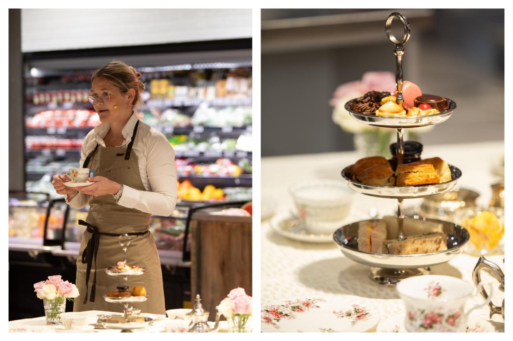 Kenndi gestum að framreiða fallegt og bragðgott Afternoon Tea