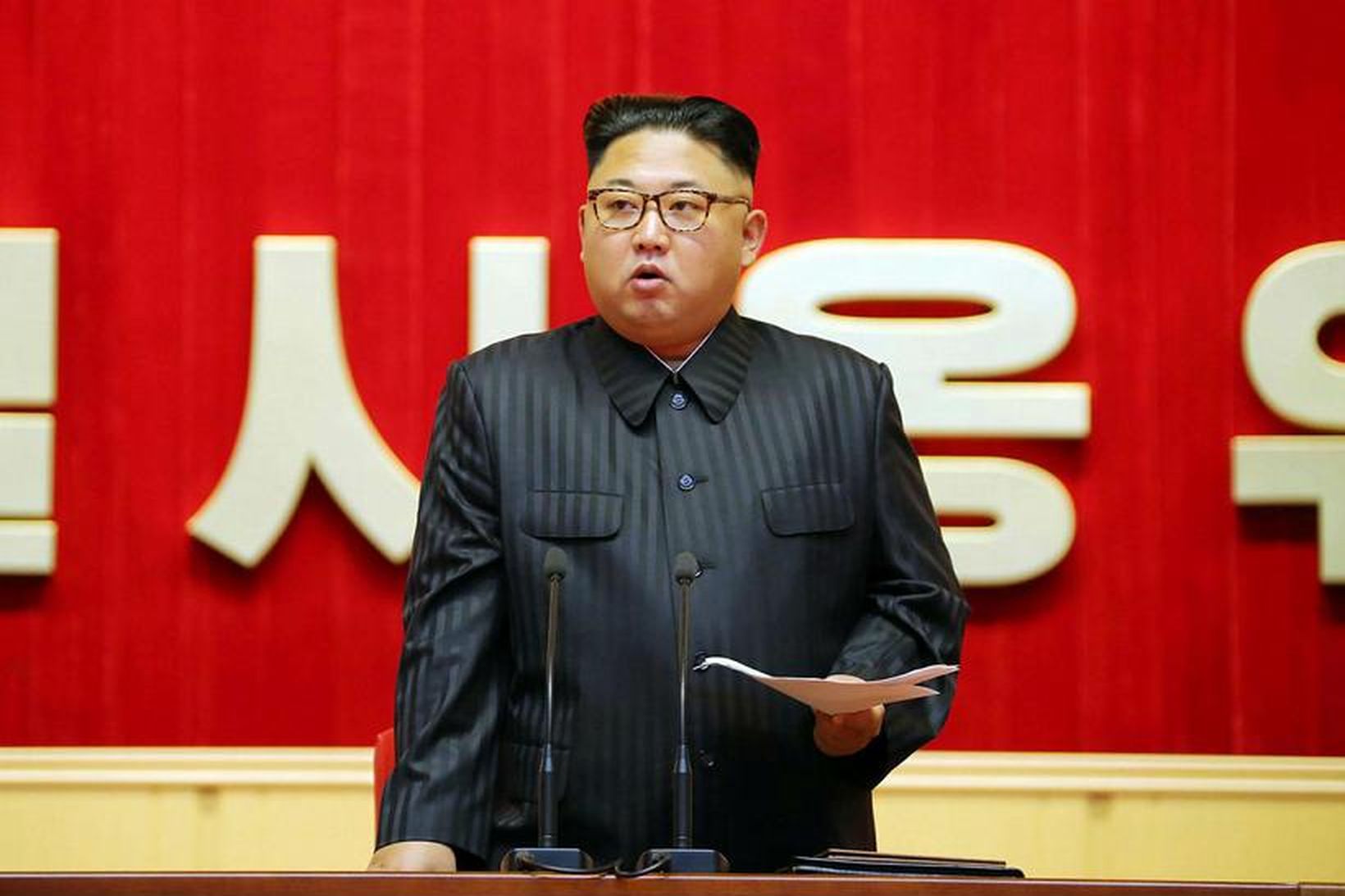 Kim Jong-un og félagar í Norður-Kóreu hafa kynnt til sögunnar …
