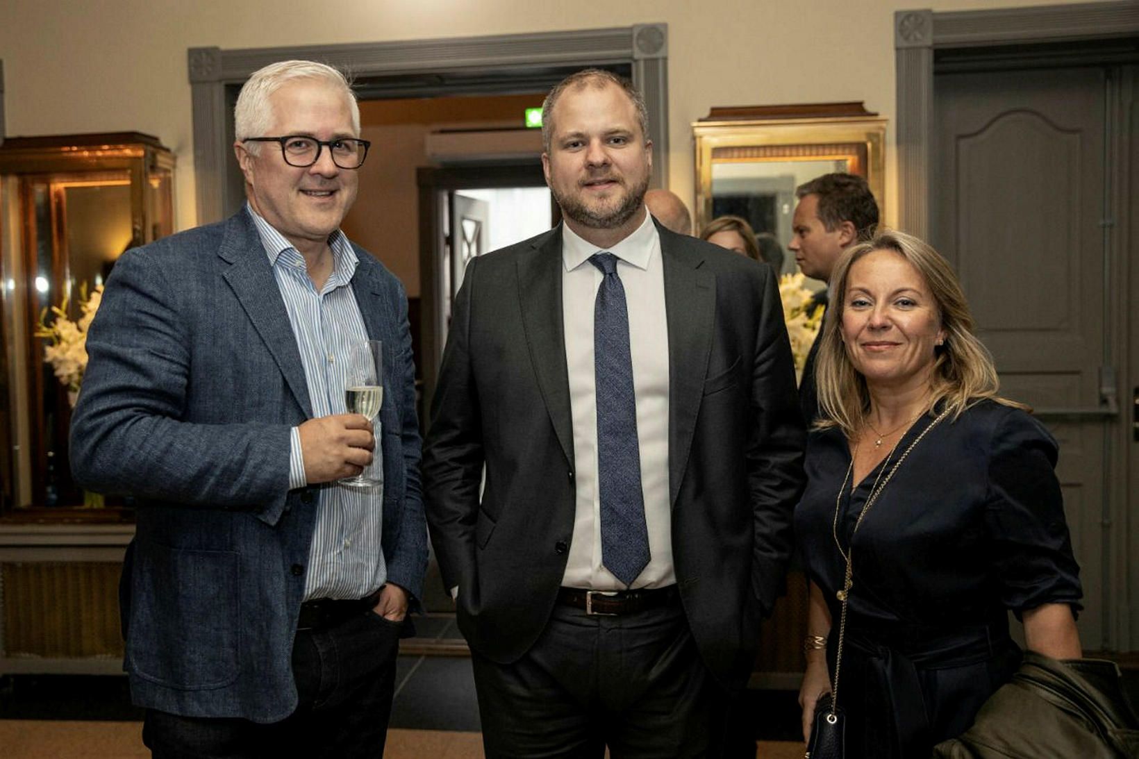 Jón Benediktsson, Víðir Smári Petersen og Sigríður Á Andersen.