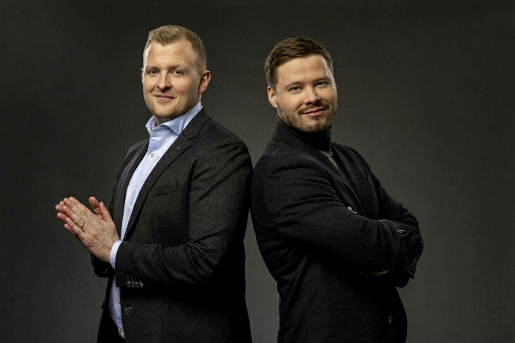 Vilhjálmur Freyr Hallsson og Andri Geir Gunnarsson