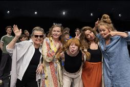 Línurnar fimm; Sigrún Edda, Margrét, Birta Sólveig, Ilmur og Ágústa Eva.