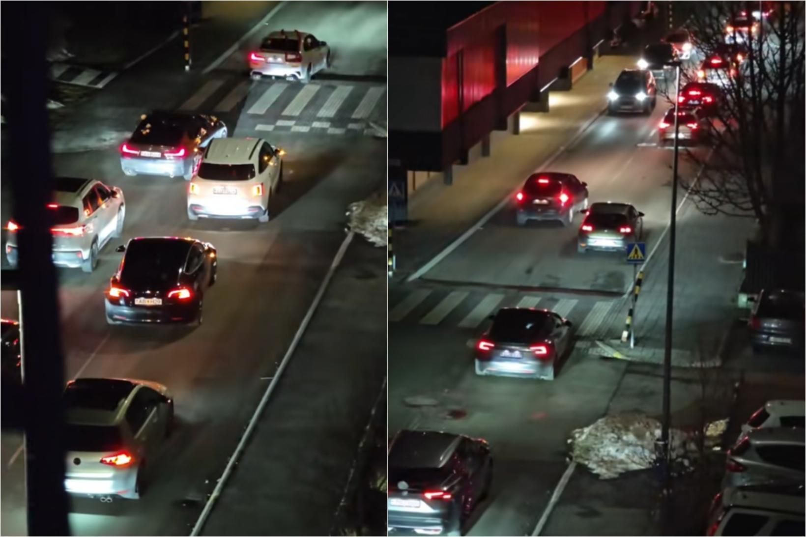 Aka á móti umferð á Íslandi til að fagna