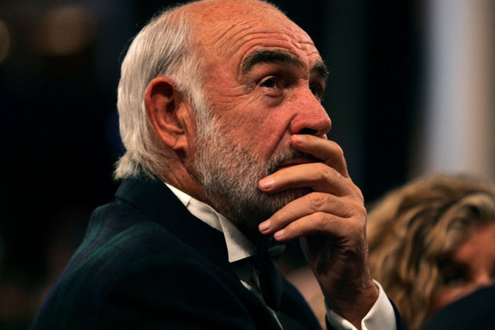 Frægur skoskur skalli, leikarinn Sean Connery.