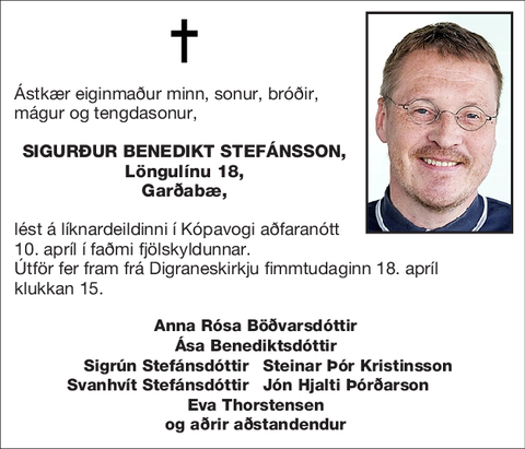 Sigurður Benedikt Stefánsson,