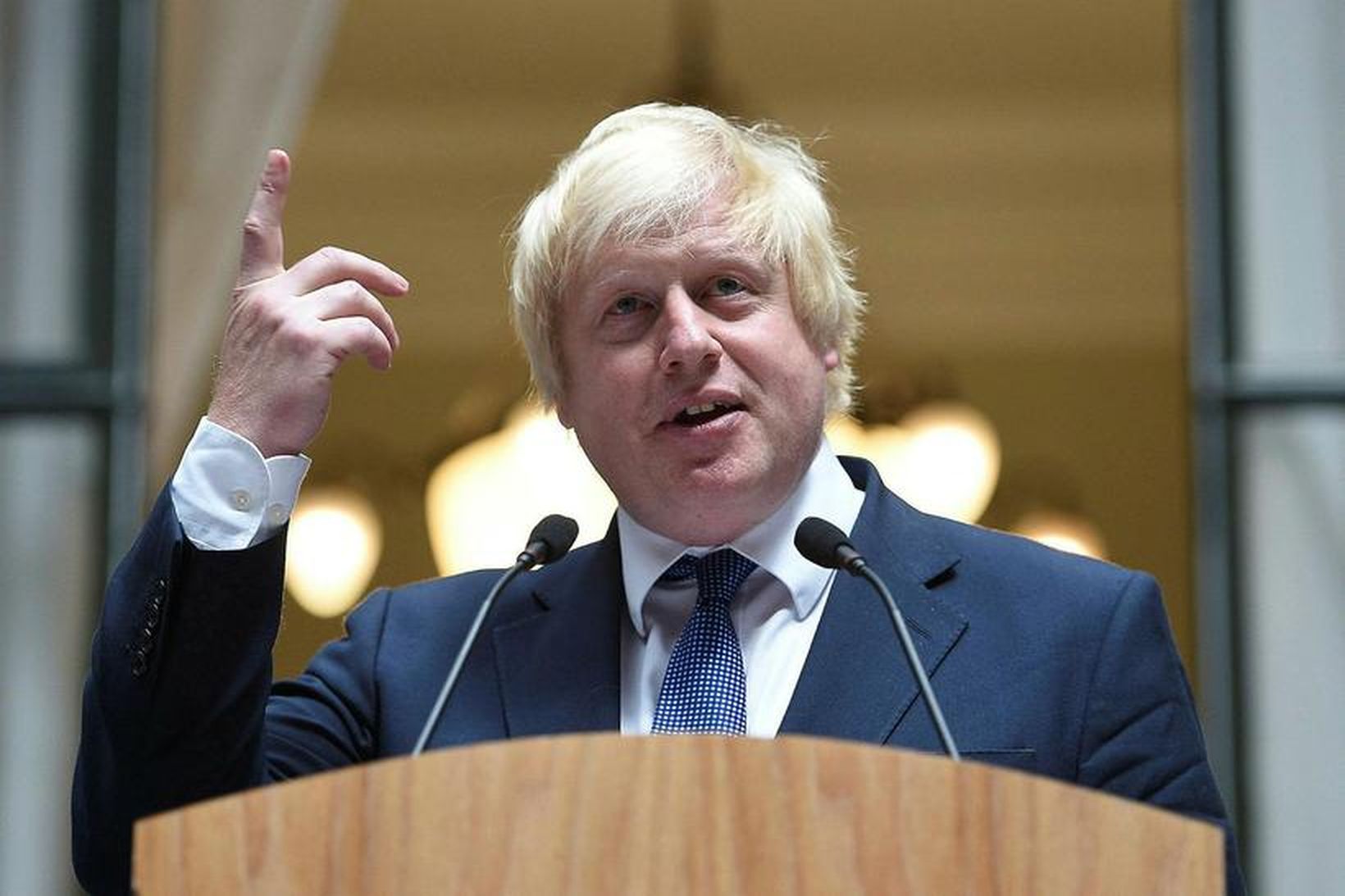 Boris Johnson er nýr utanríkisráðherra Bretlands.