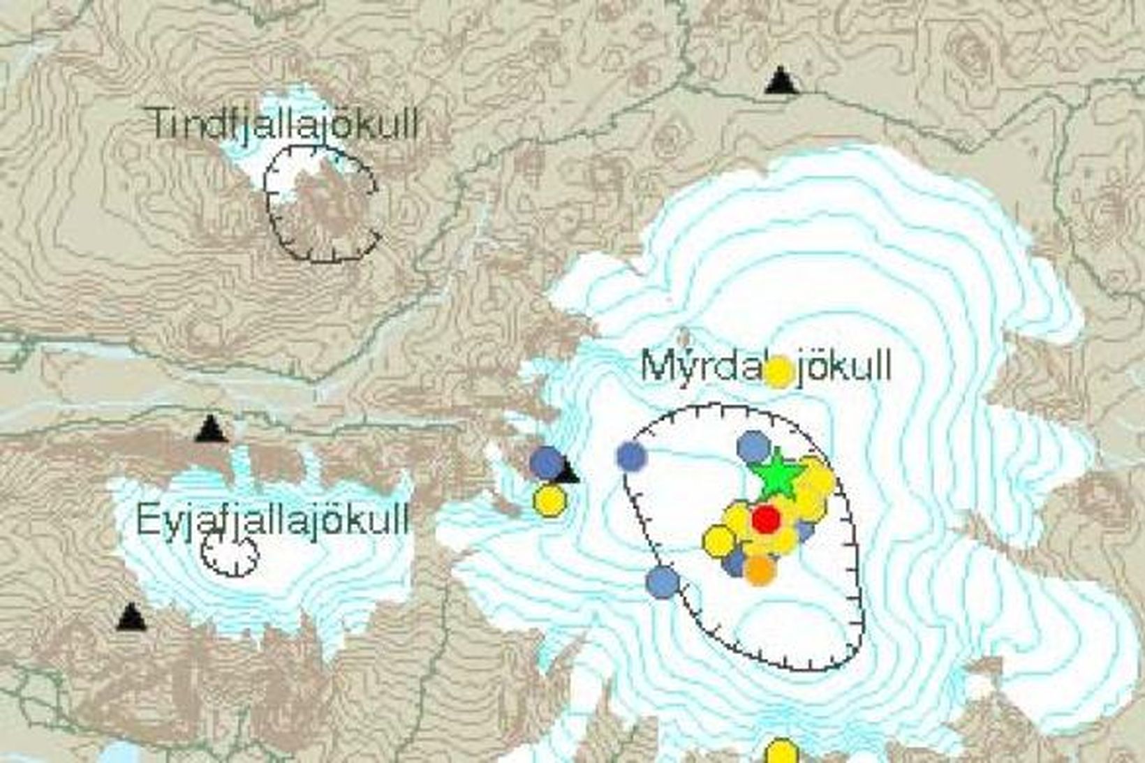 Katla hefur skolfið nokkuð að undanförnu.