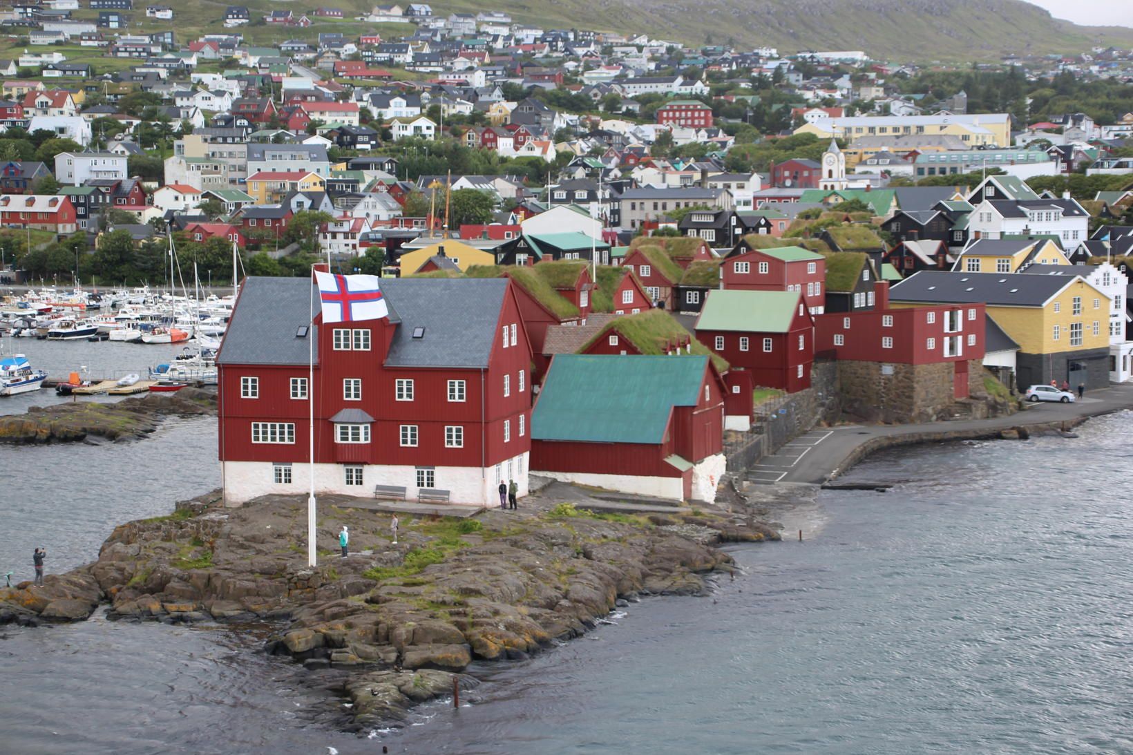 Þórshöfn, höfuðborg Færeyja.