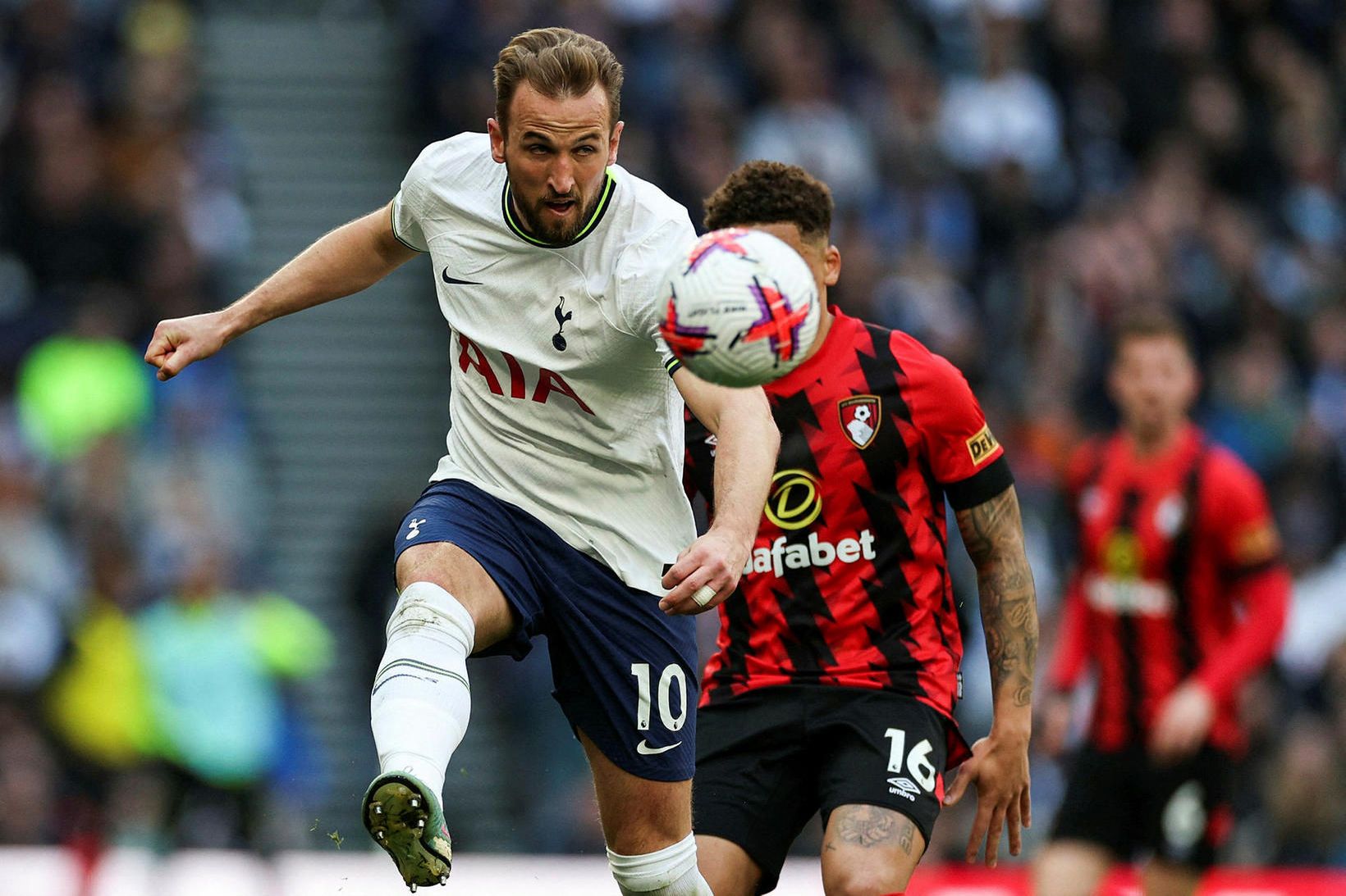 Harry Kane hefur ávallt leikið með Tottenham.