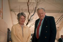 Edda Björgvinsdóttir og Jón Gnarr í hlutverkum Felix og Klöru í samnefndum þáttum.