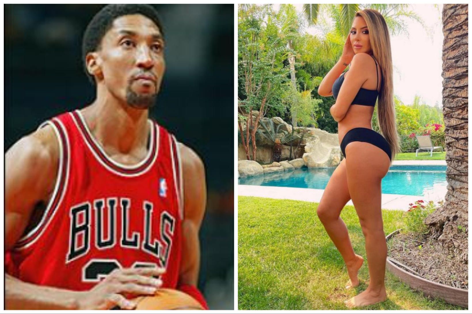 Körfuboltakappinn Scottie Pippen og raunveruleikastjarnan Larsa Pippen. Hjónin voru gift …