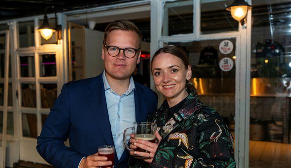Dagbjört og Guðmundur fögnuðu að hætti krata