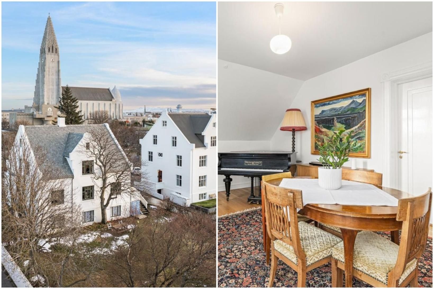 Reisuleg íbúð við Freyjugötu vekur athygli