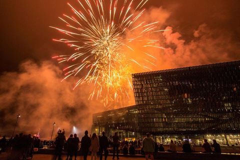 Make sure you don't miss the fireworks by Harpa on Saturday night.