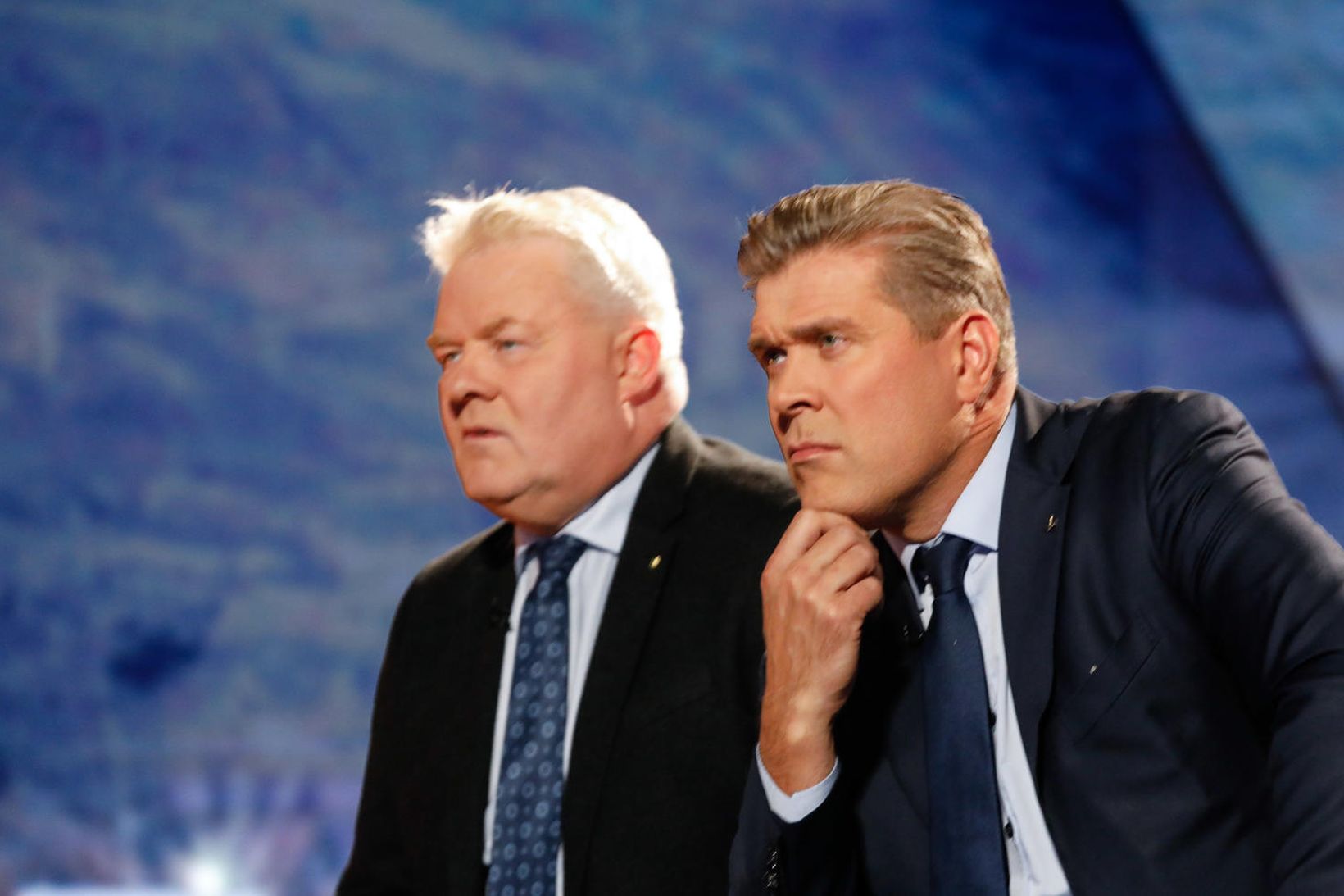 Sigurður Ingi Jóhannsson og Bjarni Benediktsson.