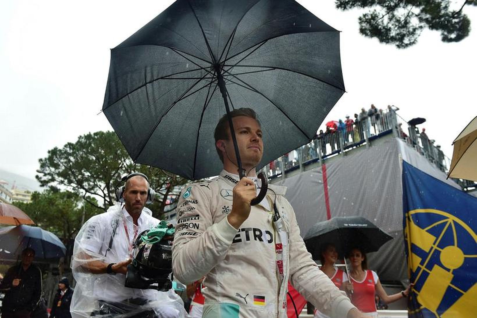 Nico Rosberg átti sinn lakasta kappakstur á árinu í heimabæ …